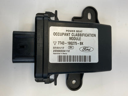 2007-2010 Ford Edge Power Seat Occupant Classification Module 7T43-19G575-BK OEM