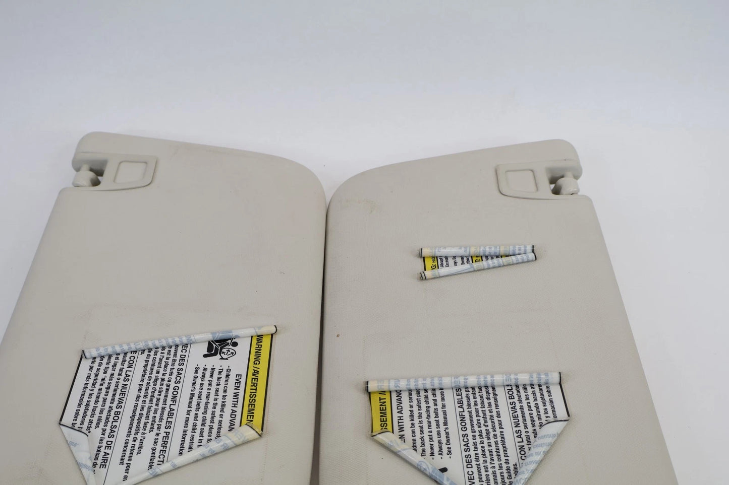 2013-2019 FORD ESCAPE ROOF SUNVISOR SUN VISOR SHADE W/ MIRROR PAIR SET OEM
