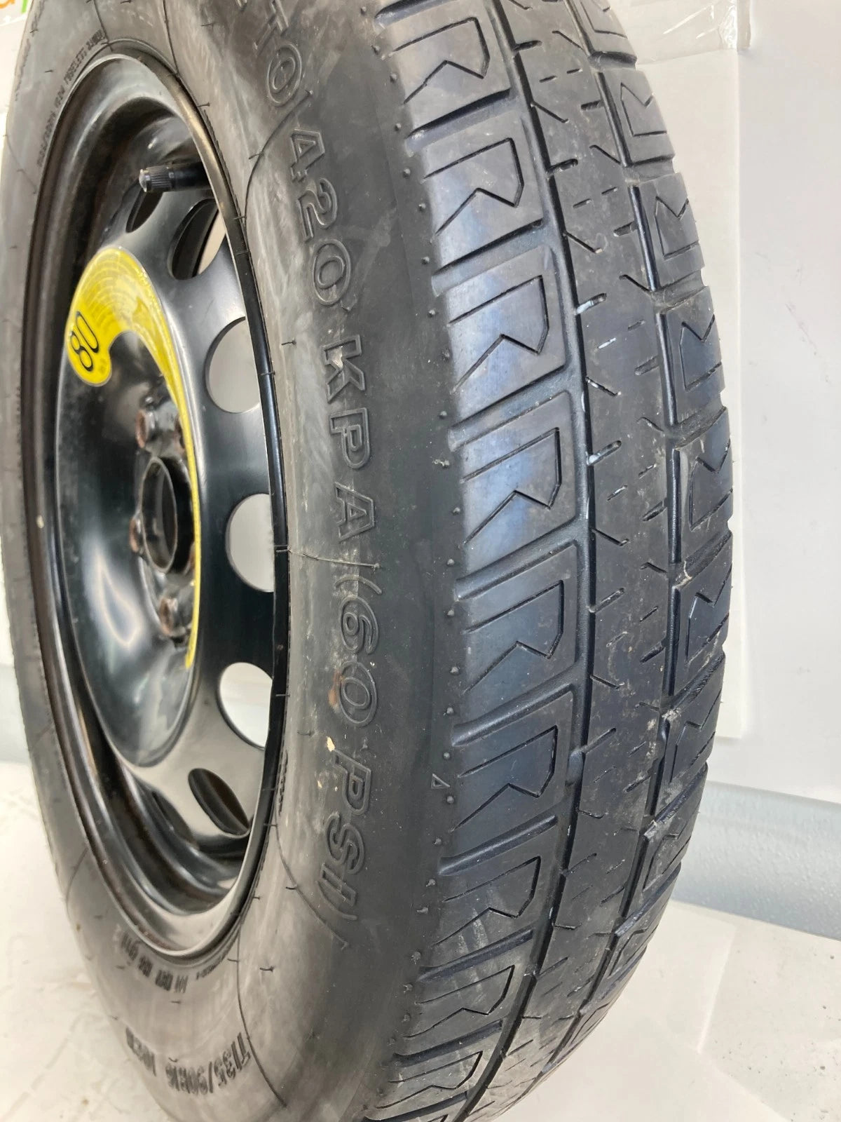 12-15 VOLKSWAGEN PASSAT EMERGENCY SPARE TIRE WHEEL COMPACT DONUT T135/90R16 102M