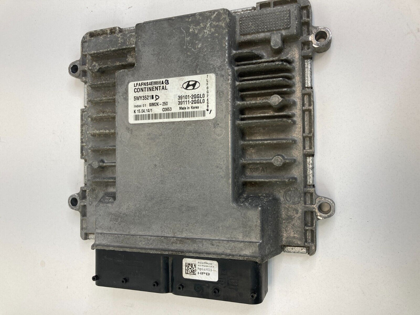 2015 2016 Hyundai Sonata 2.4L L4 16V Engine Computer Control Module 39101-2GGL0