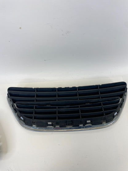 2003-2007 Saab 9-3 Sedan Front Bumper Radiator Center Grille Set of 3 OEM