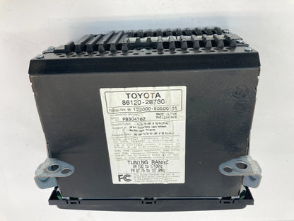 2003 03 TOYOTA CELICA AM FM RADIO CD CASSETTE PLAYER RECEIVER 86120-2B760 OEM