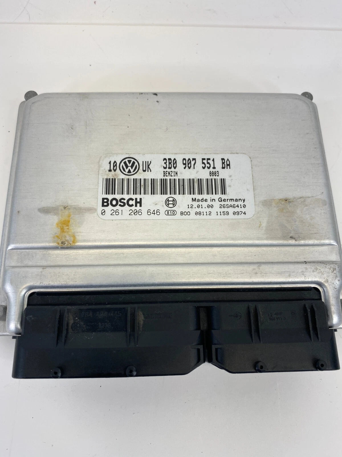 98-01 AUDI A6 QUATTRO 2.8L AT ENGINE COMPUTER CONTROL MODULE ECM ECU 3B0907551BA