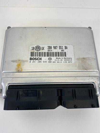 98-01 AUDI A6 QUATTRO 2.8L AT ENGINE COMPUTER CONTROL MODULE ECM ECU 3B0907551BA