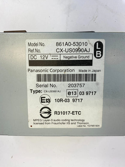 2006-2013 LEXUS IS250 MULTIMEDIA INTERFACE CONTROL MODULE 861A0-53010 OEM