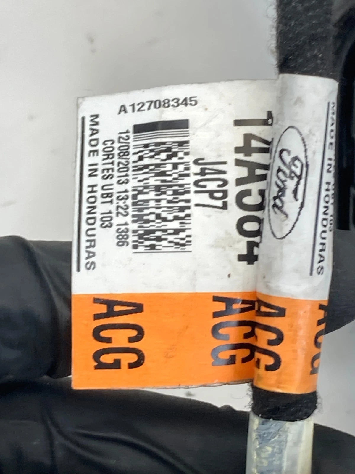 2013-2018 FORD C-MAX ENERGI FRONT LEFT DOOR LOCK WIRE HARNESS FV6T-14A584 OEM
