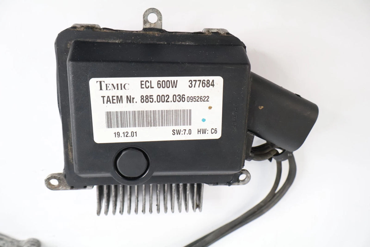 2000-2006 MERCEDES-BENZ S430 ENGINE MOTOR RADIATOR COOLING FAN TEMIC 885-002-036