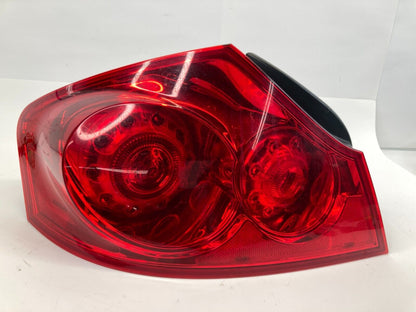 09-13 Infiniti G37 SEDAN Left Driver Side Tail Light Lamp Taillight Taillamp