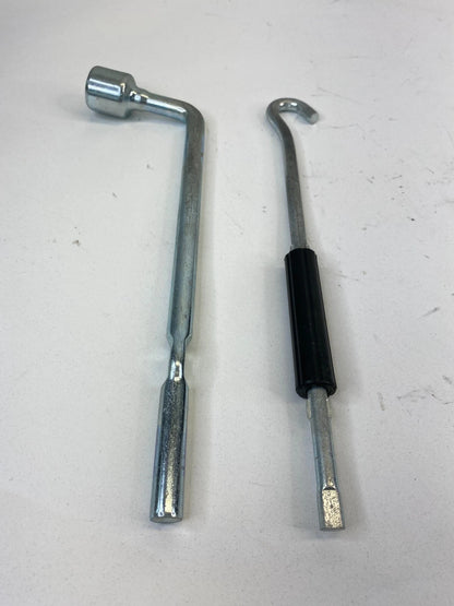 06-10 KIA OPTIMA EMERGENCY SPARE TIRE KIT JACK TOOL LUG WRENCH W/JACK CARRIER