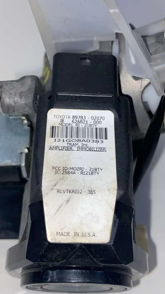 2009-2013 TOYOTA MATRIX IGNITION SWITCH LOCK CYLINDER & KEY 89783-02070 OEM