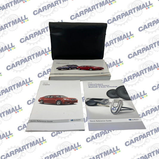 2013 Subaru Legacy Outback Owners Owner´s Manual Guide Set Book Case OEM