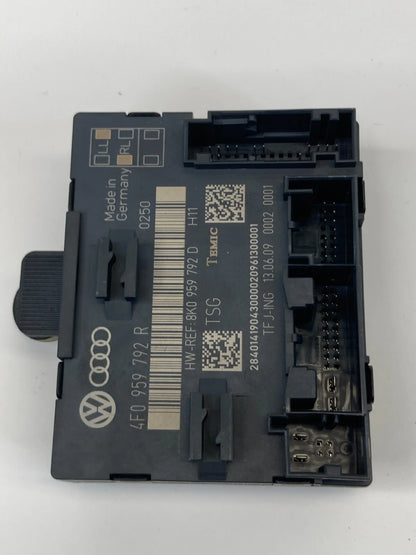 09-11 AUDI A6 QUATTRO 09-15 Q7 FRONT RIGHT DOOR WINDOW CONTROL MODULE 4F0959792R
