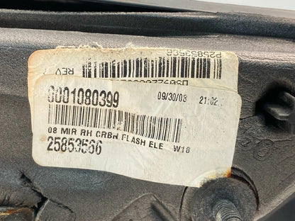 2007-2009 SATURN AURA RIGHT PASSENGER SIDE VIEW POWER DOOR MIRROR 25853566 OEM