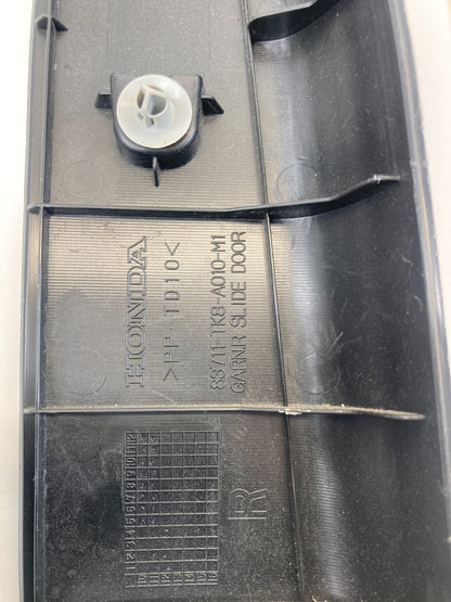 11-17 Honda Odyssey Rear Right Slide Door Pillar Trim Cover Panel 83711-TK8-A010