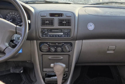 1998-2002 TOYOTA COROLLA CENTER DASH A/C VENT BEZEL TRIM W CLOCK 55660-02010 OEM