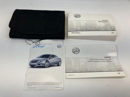 2012 12 Buick Regal Owner's Manual Guide Warranty Information w/ Case OEM