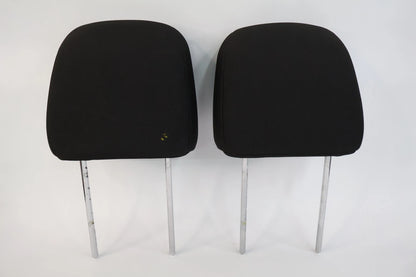2012 2013 KIA SOUL FRONT HEADREST PAIR BLACK CLOTH DRIVER PASSENGER OEM