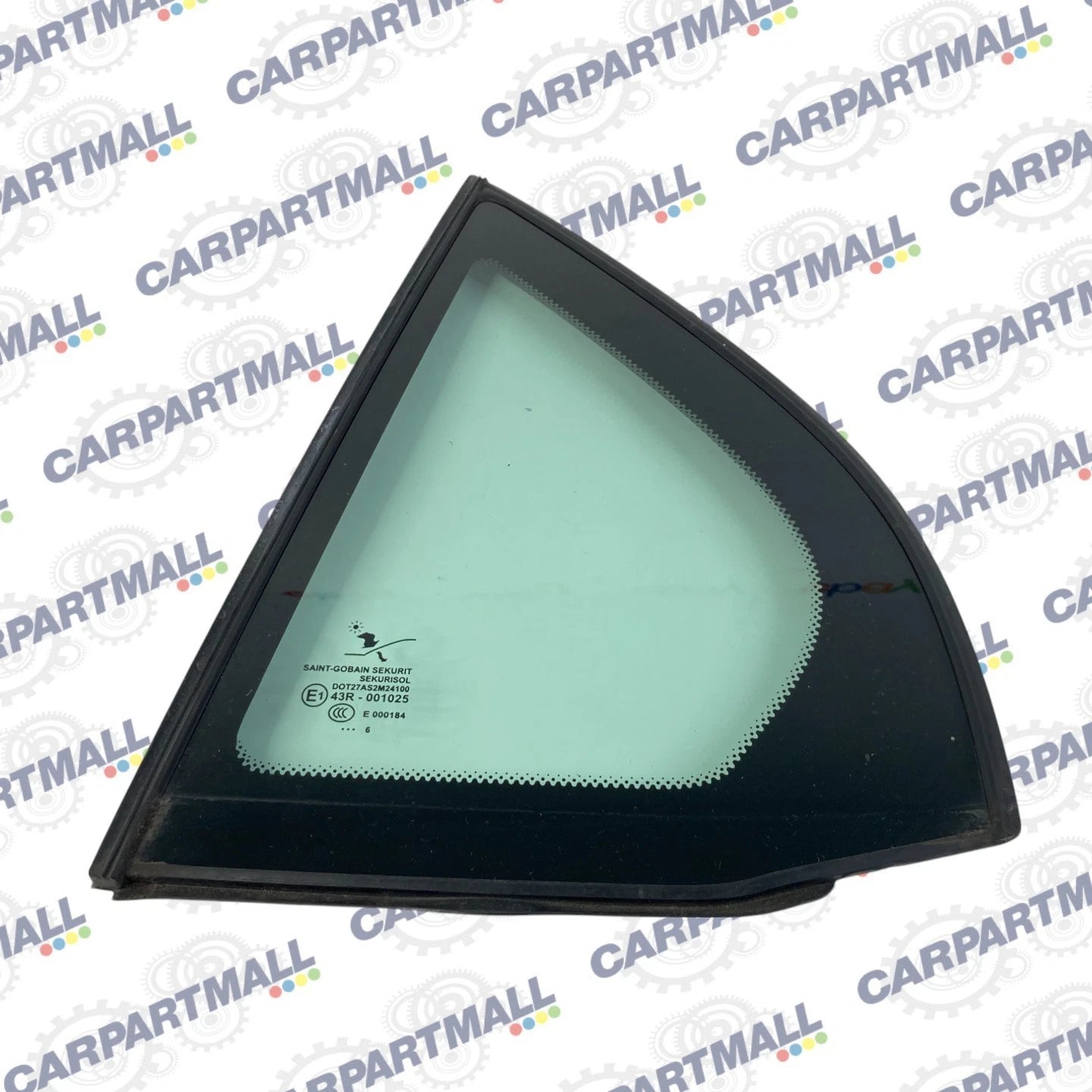 2003-2011 SAAB 9-3 REAR LEFT DOOR WINDOW GLASS VENT QUARTER PANEL E143R-001025