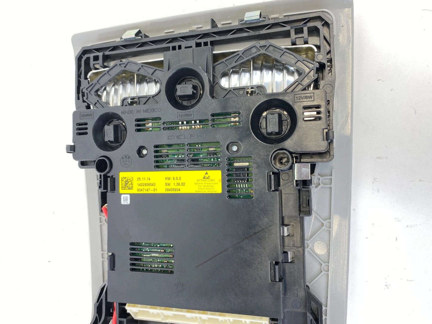 2011-2017 BMW X3 ROOF OVERHEAD CONSOLE DOME READING MAP LIGHT LAMP 934714701 OEM