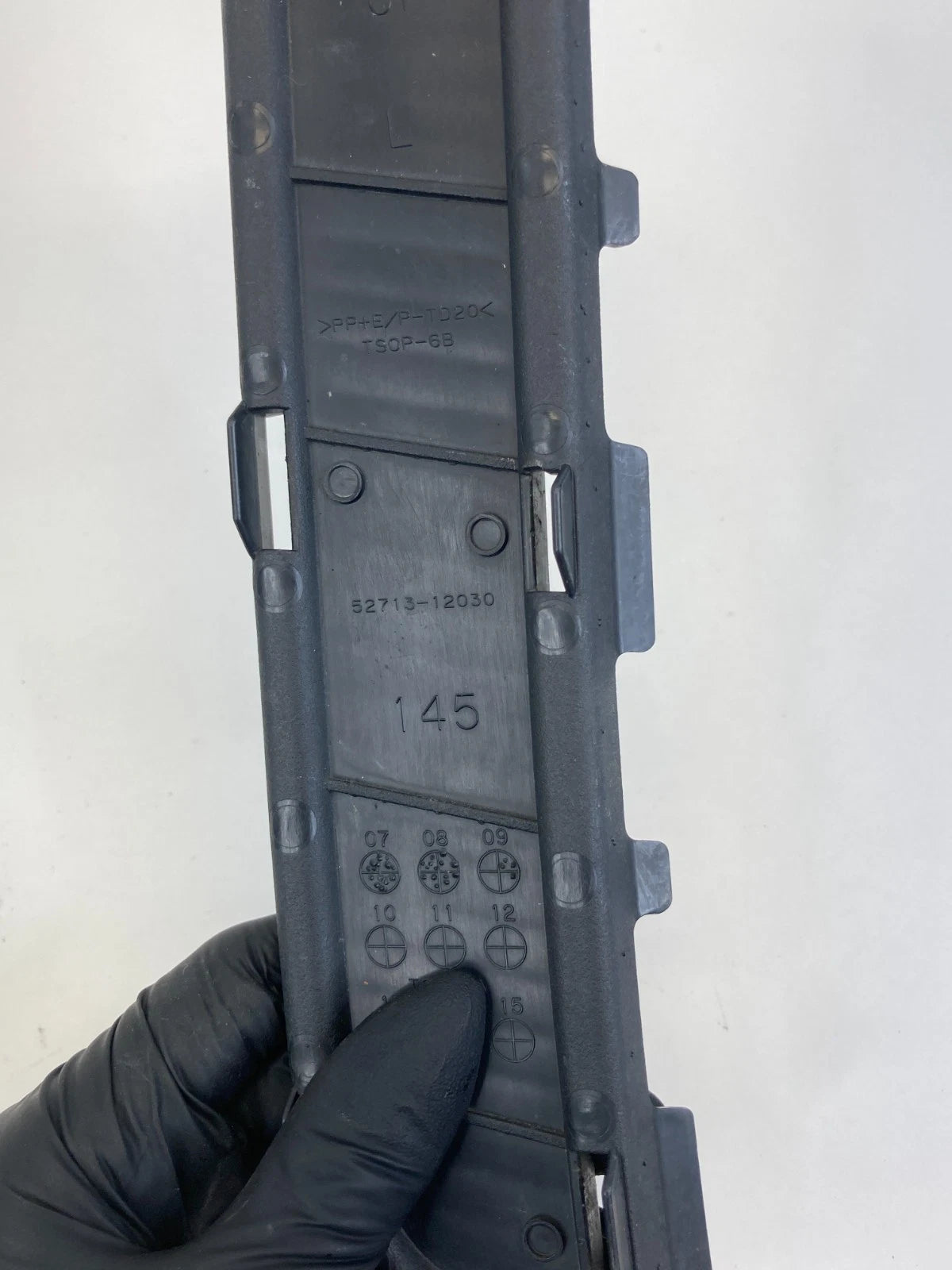 2008 2009 2010 SCION XB FRONT LEFT & RIGHT BUMPER COVER MOLDING PAIR SET OEM