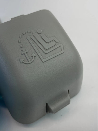 2005 2006 INFINITI G35 SEDAN REAR CHILD BOOSTER RESTRAINT CLIP COVER SET OEM