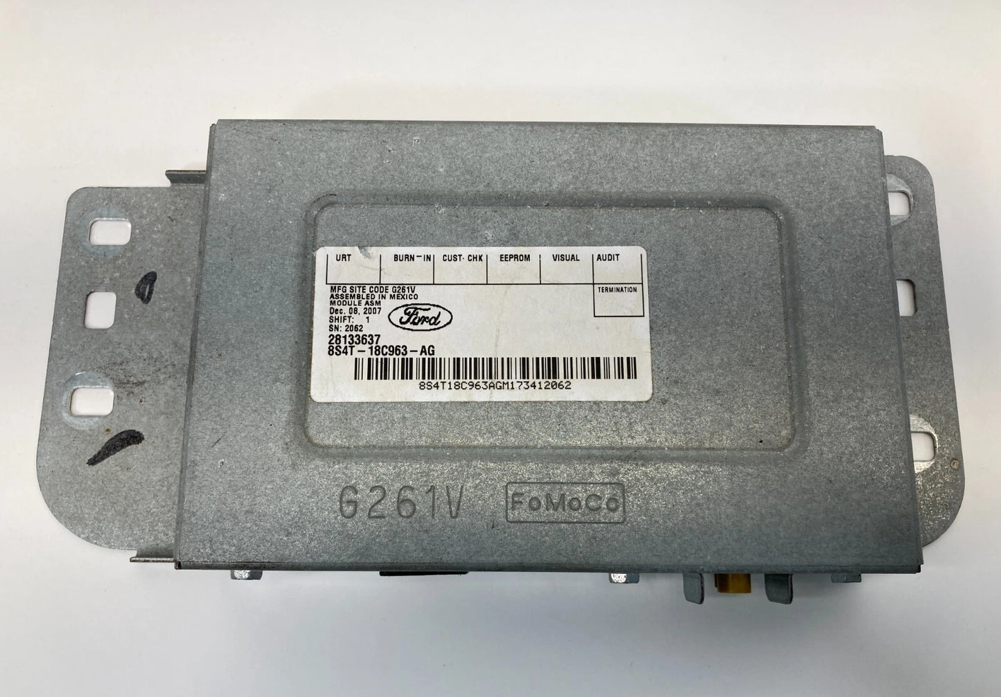 2008 2009 FORD ESCAPE SIRIUS SATELLITE RADIO AUDIO CONTROL MODULE 8S4T-18C963-AG