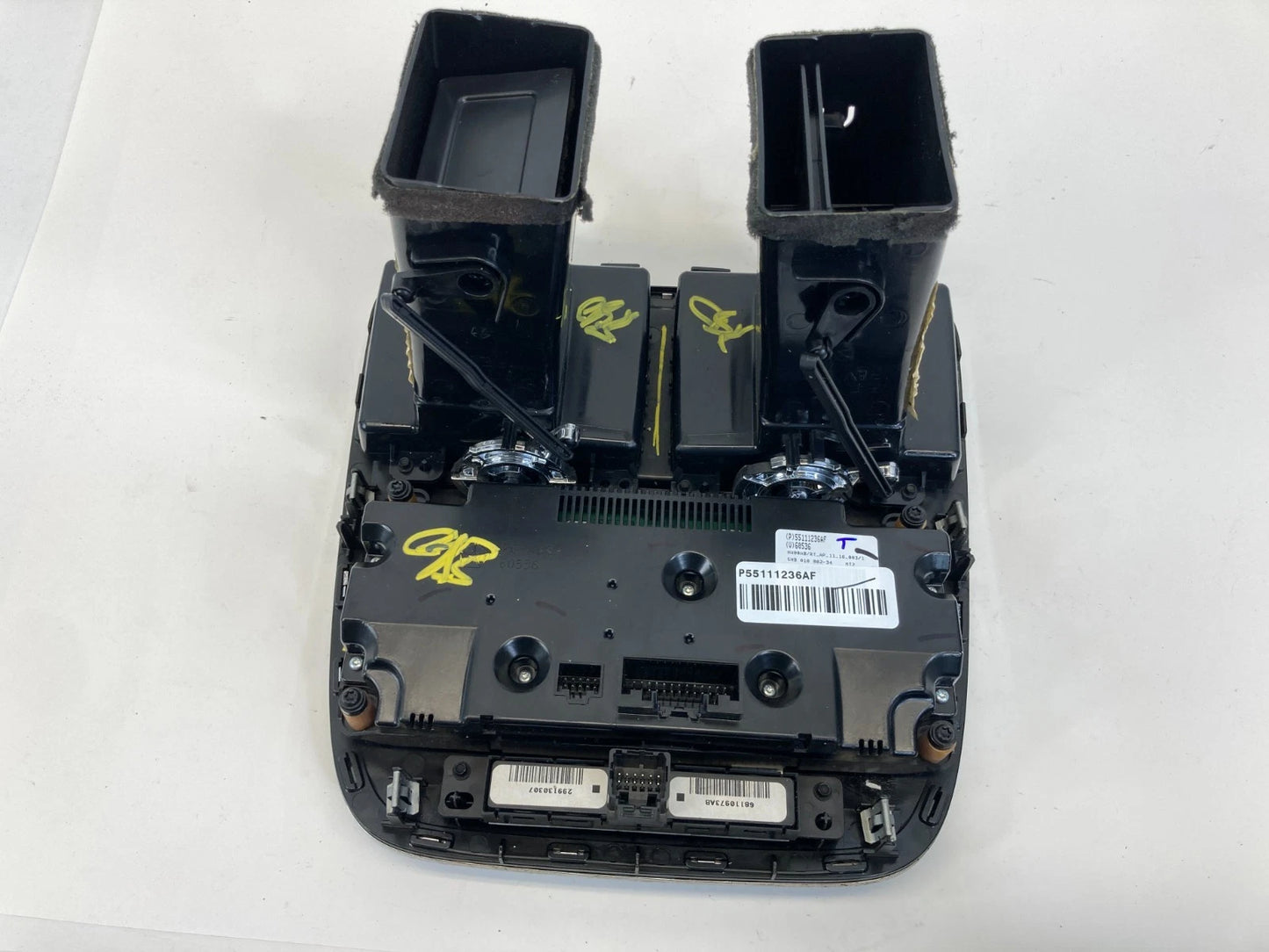 12-20 DODGE GRAND CARAVAN CLIMATE CONTROL TRIM BEZEL W/ AIR VENT P55111236AF OEM