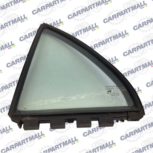 2003-2008 TOYOTA COROLLA REAR LEFT DOOR WINDOW GLASS VENT FIXED OEM