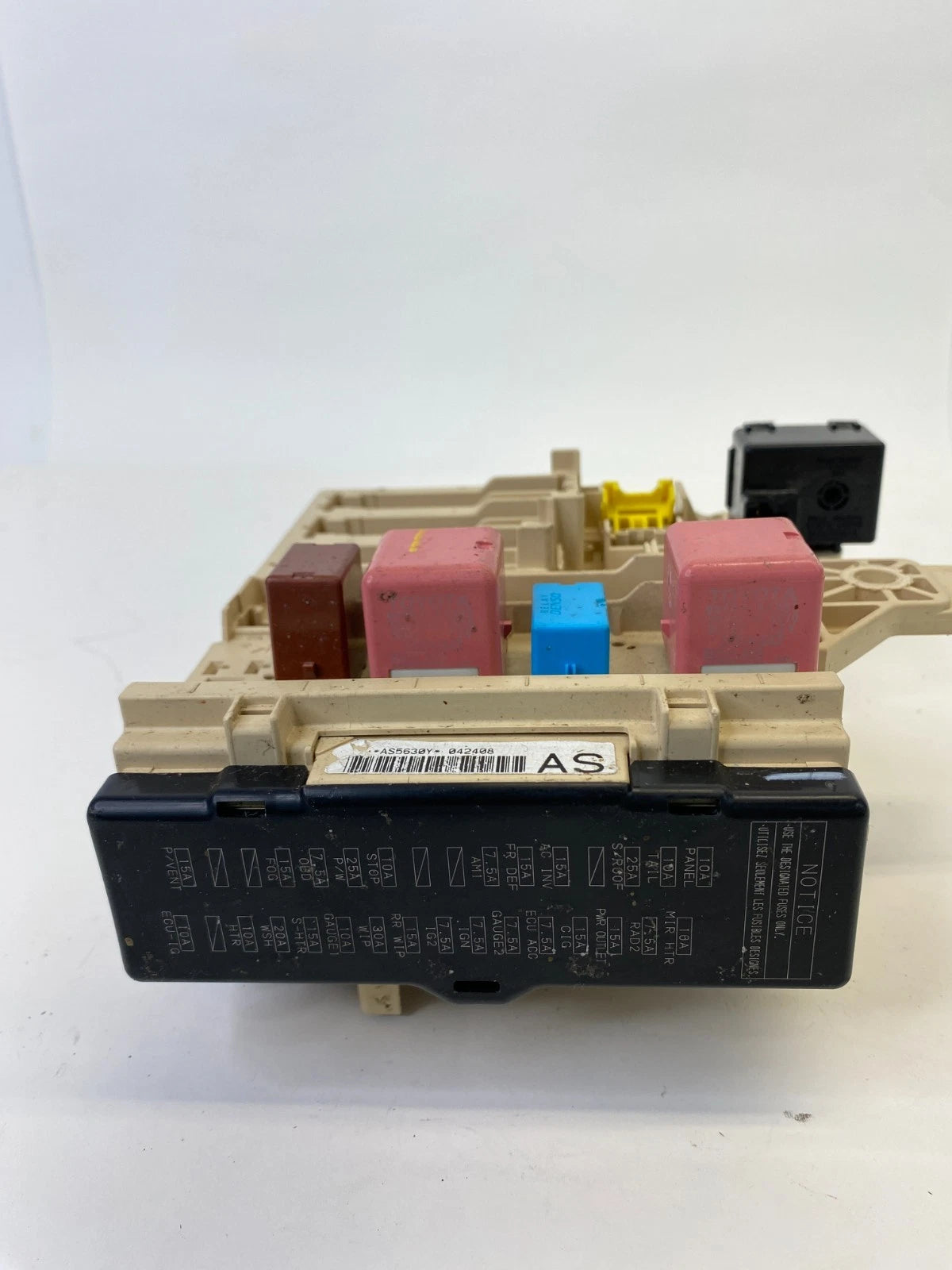 2004-2010 TOYOTA SIENNA INTERIOR CABIN FUSE BOX RELAY JUNCTION BLOCK PANEL OEM