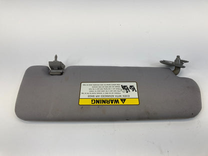 2011-2014 Hyundai Sonata Left Driver Sunvisor Sun Visor Cloth Gray OEM