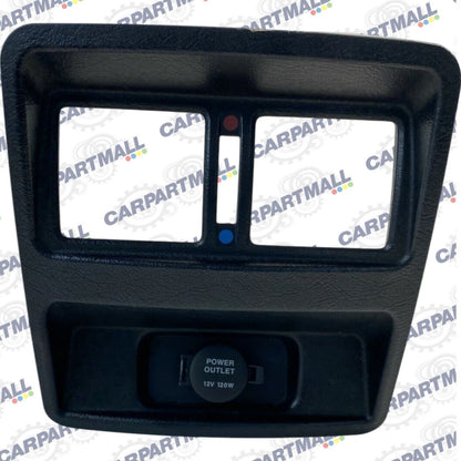 2004-2006 KIA AMANTI REAR CENTER CONSOLE POWER OUTLET 12 V W/ COVER BEZEL OEM