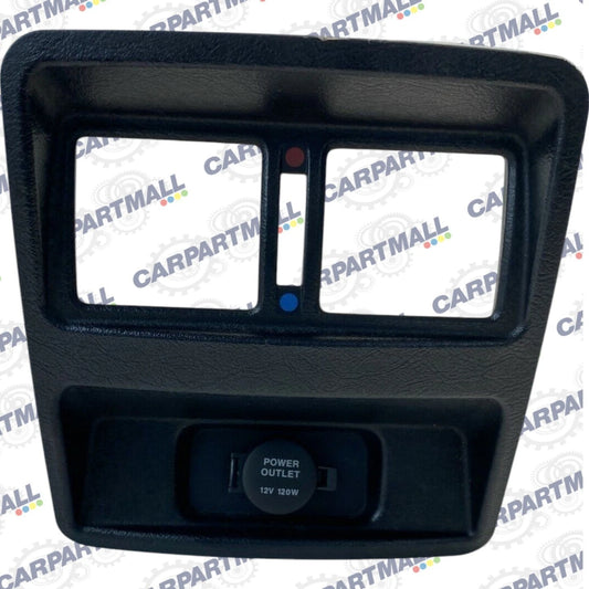 2004-2006 KIA AMANTI REAR CENTER CONSOLE POWER OUTLET 12 V W/ COVER BEZEL OEM