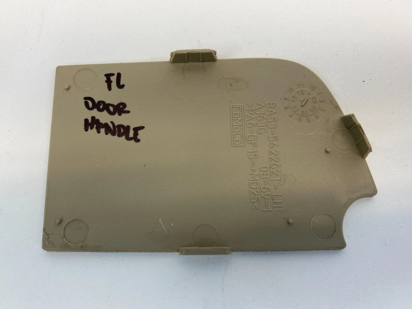 2011-2015 EXPLORER TAURUS FRONT LEFT INNER DOOR HANDLE BEZEL CAP 8A535422621 OEM
