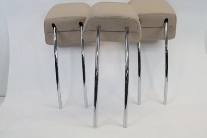 10-16 MERCEDES W212 E350 E250 REAR SEAT HEADREST HEAD REST SET 3 PIECES BEIGE
