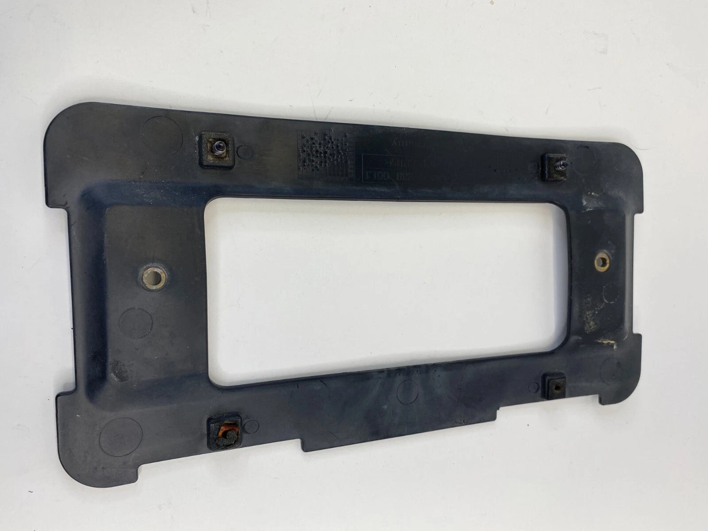 2006-2010 BMW 550I SEDAN REAR TRUNK LICENSE PLATE BASE BRACKET 511882380611 OEM