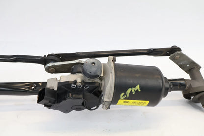 2006-2011 HYUNDAI ACCENT FRONT WINDSHIELD WIPER LINKAGE W MOTOR OEM 98110-1G000