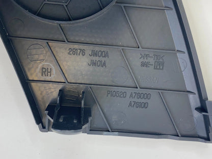2011 2012 2013 NISSAN ROGUE DASH RIGHT SIDE SPEAKER GRILL COVER 28176-JM00A OEM