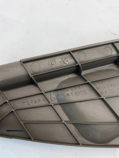 1998-2002 HONDA ACCORD DASH RIGHT SIDE FUSE BOX PANEL COVER END CAP 77211-S84