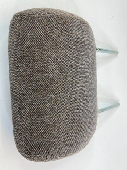 02-04 GMC ENVOY FRONT SEAT HEADRESTS CLOTH MEDIUM DARK PEWTER PAIR SET OF 2 OEM