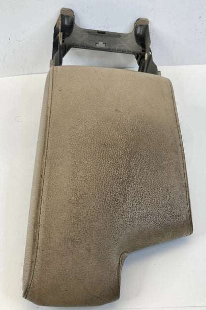 2007 2008 BMW 328XI CENTER CONSOLE ARMREST LID COVER BEIGE SYNTHETIC LEATHER OEM