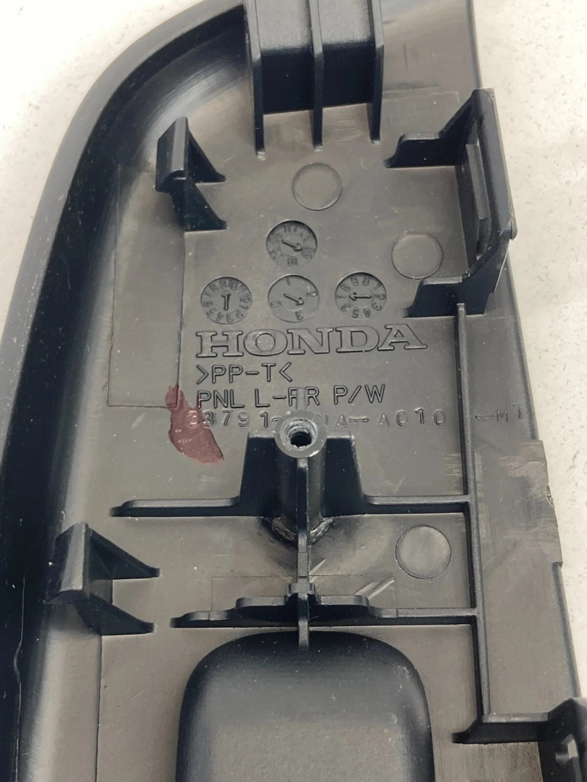 2006-2011 HONDA CIVIC REAR LEFT BACK SIDE WINDOW SWITCH BEZEL 83791SNAA01 OEM