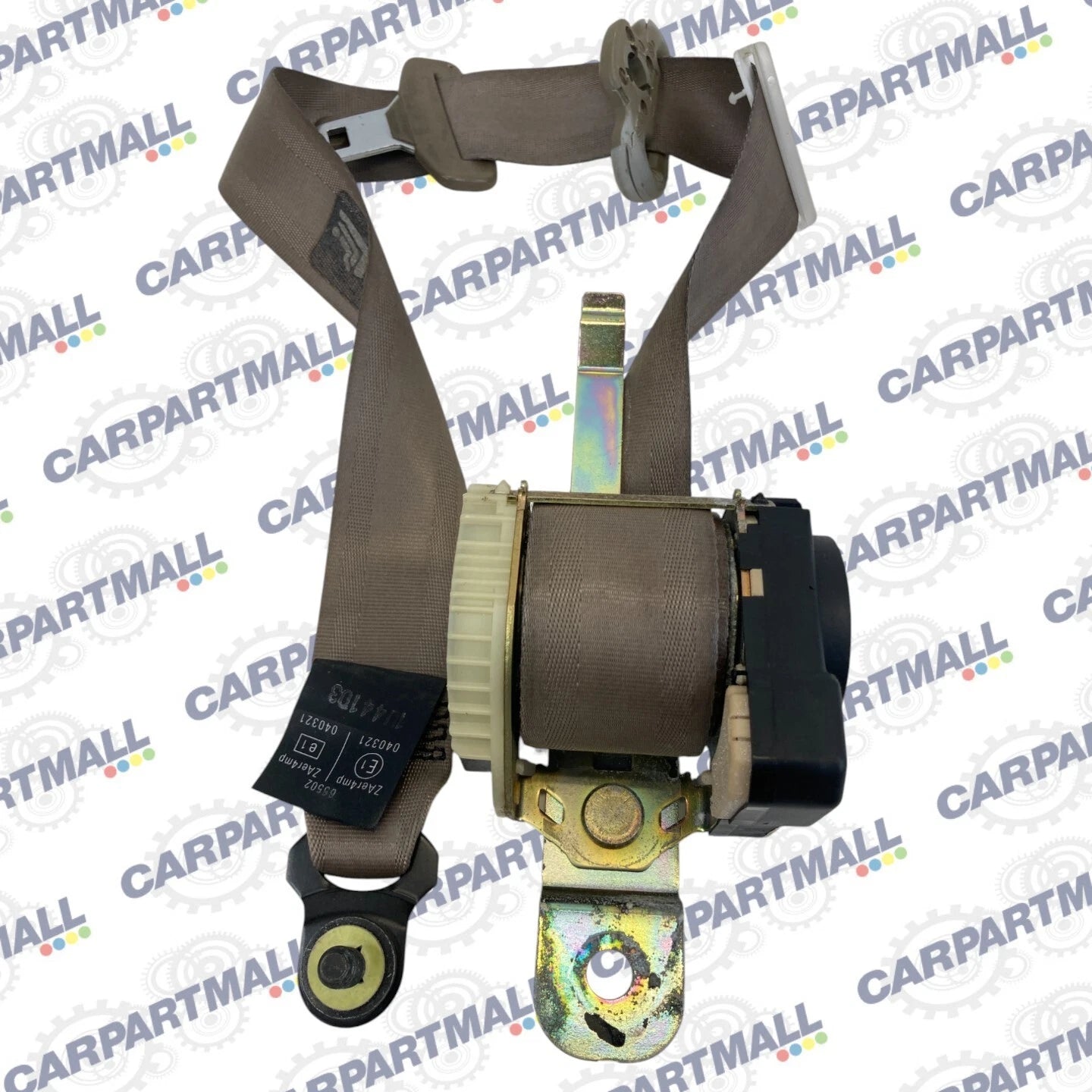 2003 2004 JAGUAR S-TYPE FRONT RIGHT PASSENGER SEAT BELT RETRACTOR ASSEMBLY OEM