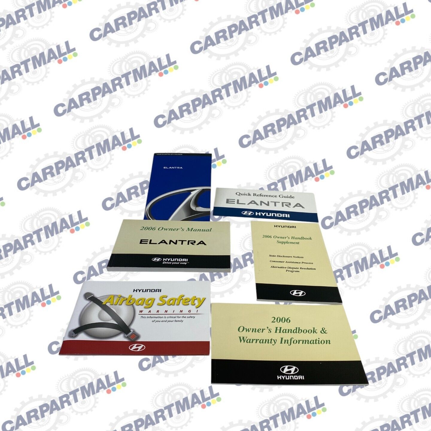 2006 06 Hyundai Elantra Owners Manual Book Information Guide w/ Case OEM