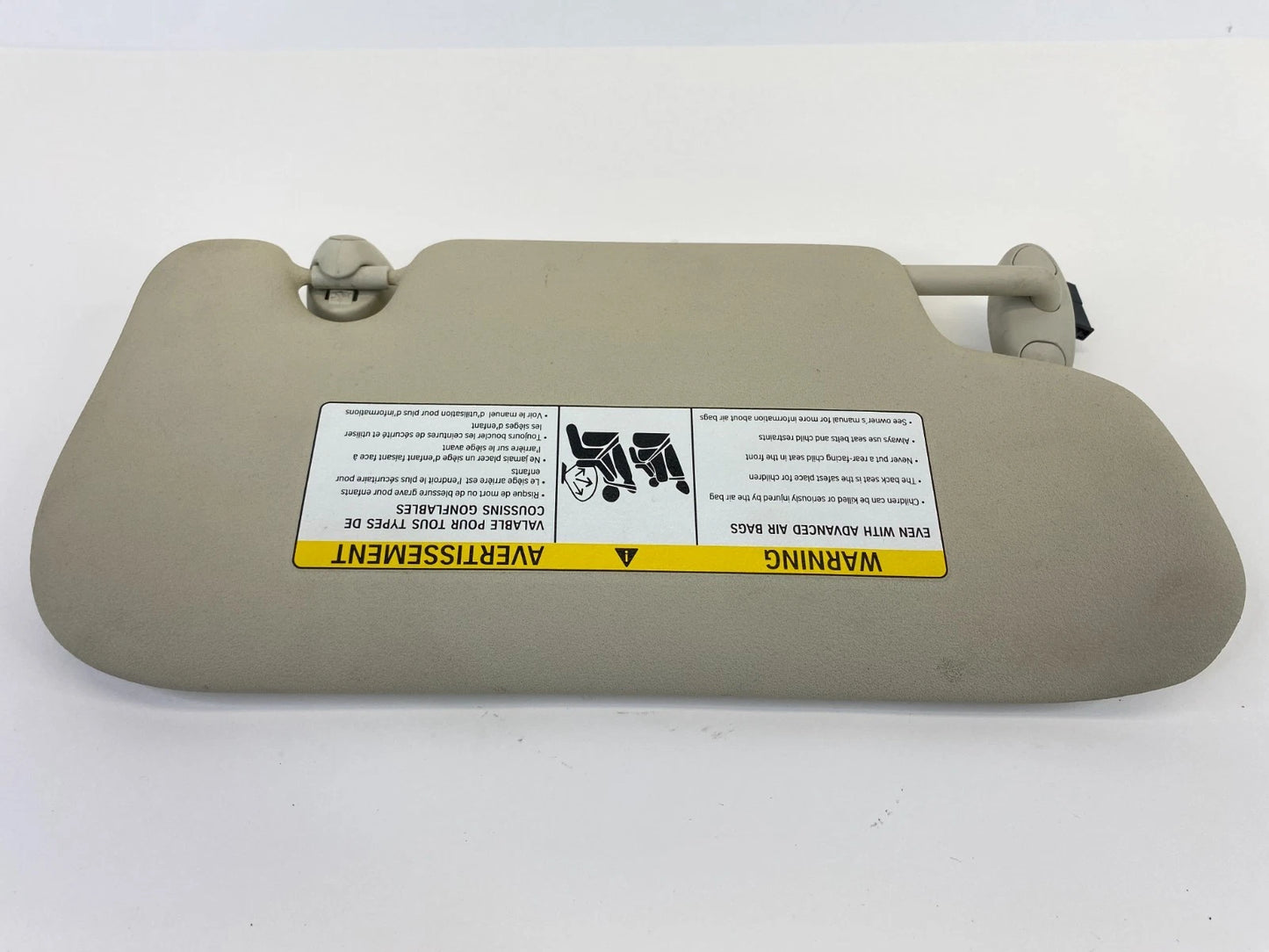 2011-2014 Mini Cooper Front Left Driver Sunvisor Sun Visor Shade Beige OEM