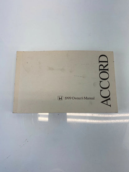 1999 99 HONDA ACCORD SEDAN OWNER'S MANUAL BOOK SET OEM