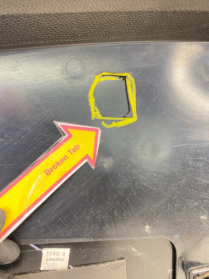 2011-2015 FORD EXPLORER REAR TAILGATE WING SPOILER THIRD BRAKE BB53-7841602-AEW