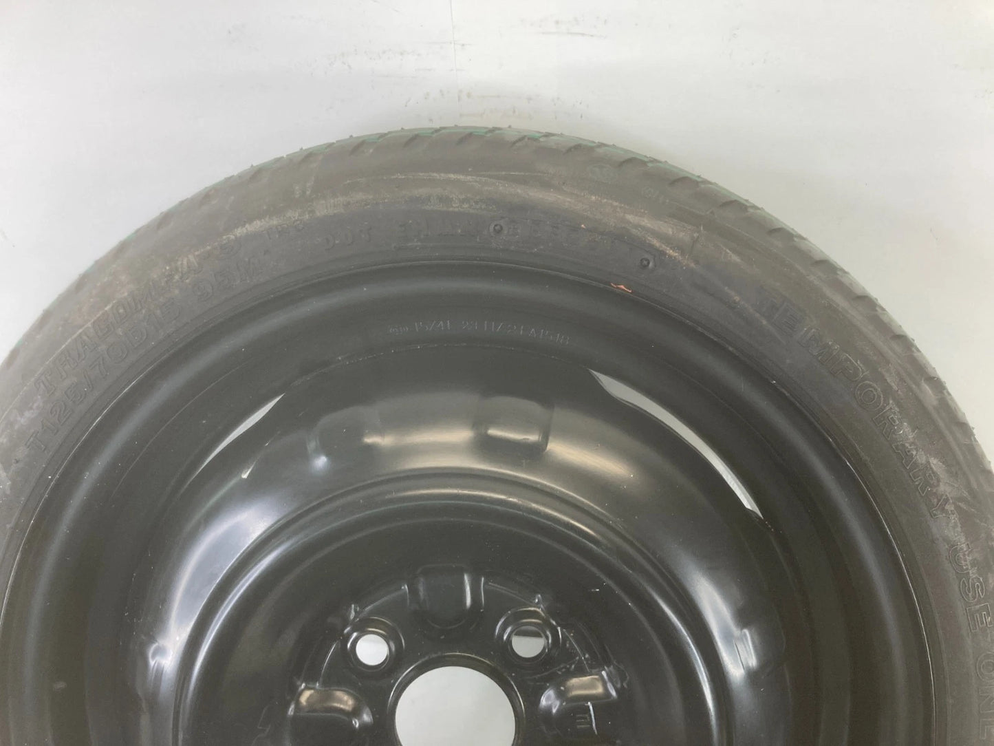 06-11 TOYOTA YARIS EMERGENCY SPARE TIRE COMPACT DONUT WHEEL T125/70D15 95M OEM