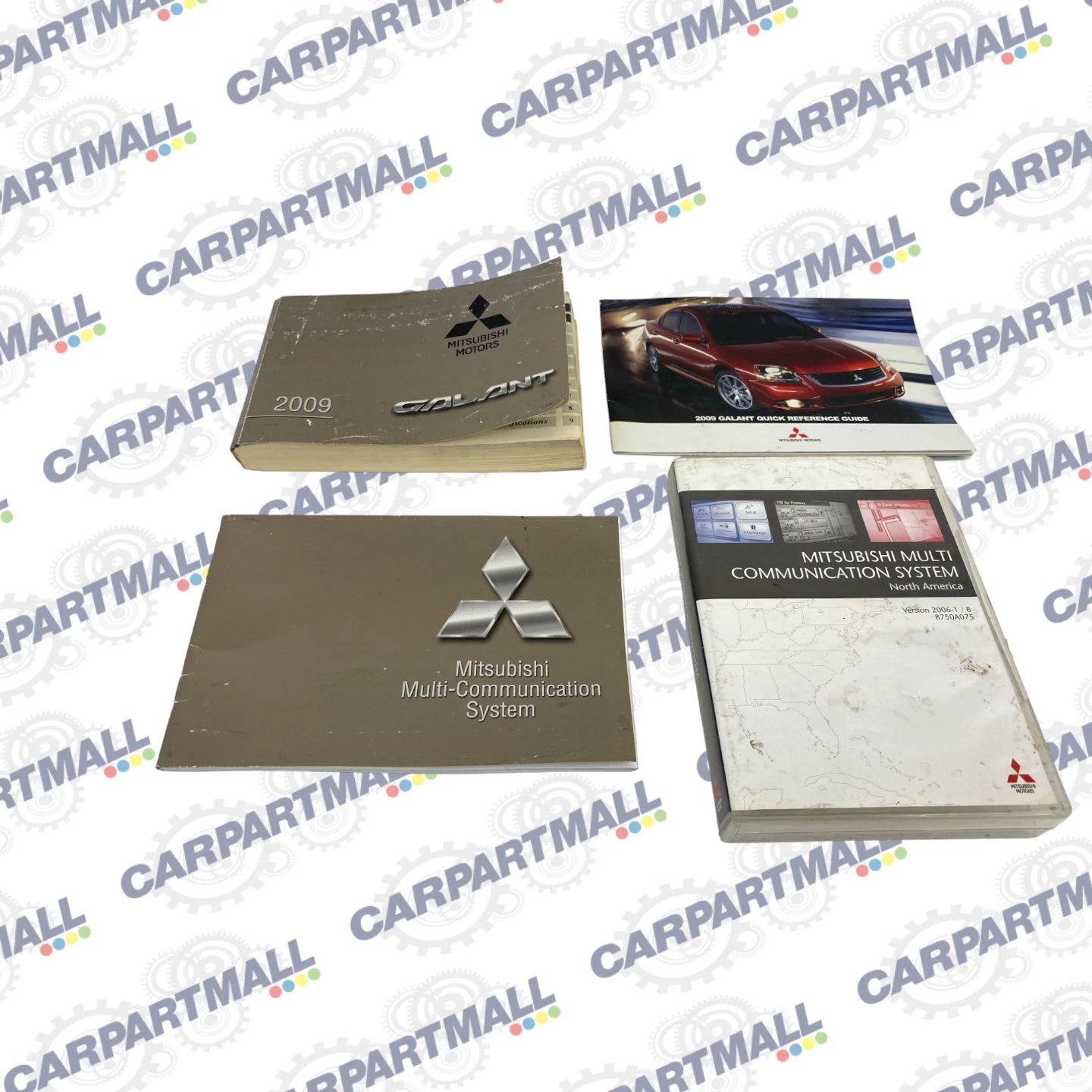 2009 09 MITSUBISHI GALANT RALLIART OWNER'S MANUAL WARRANTY GUIDE SET OEM