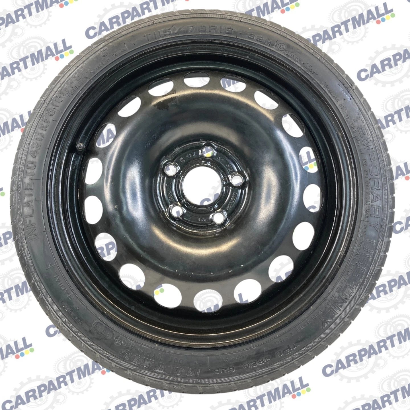 11-16 CHEVROLET CRUZE EMERGENCY SPARE TIRE WHEEL COMPACT DONUT T115/70R16 92M