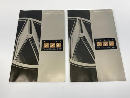 2000 00 ACURA RL OWNERS MANUAL CONSUMER INFO WARRANTY BOOK W/ CASE OEM